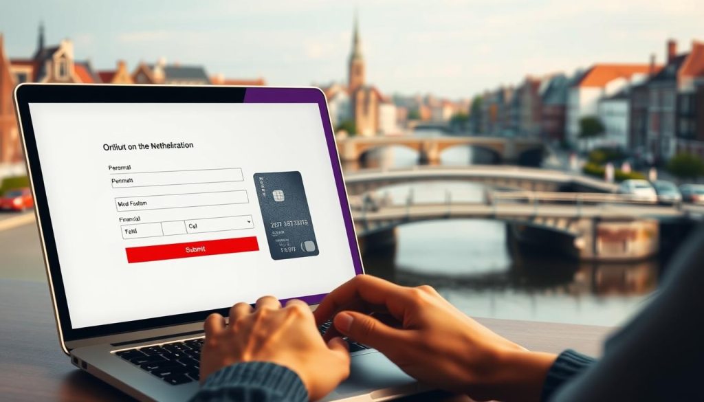 online credit card application Netherlands step by step
