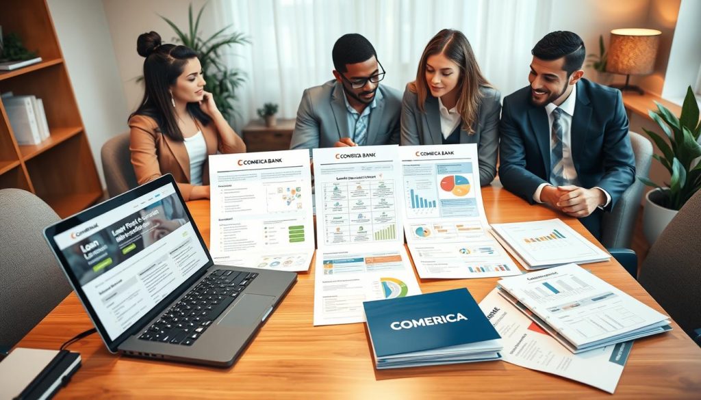 guía detallada préstamo Comerica Bank