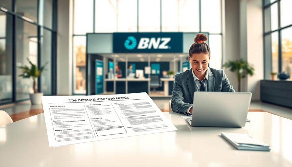 BNZ personal loan requirements process